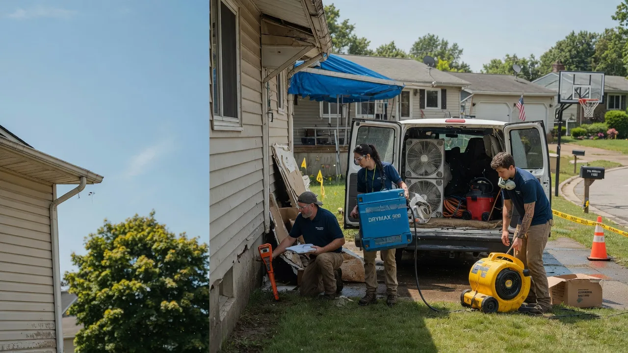 Ceiling Leak Cleanup in Prescott, IA near me